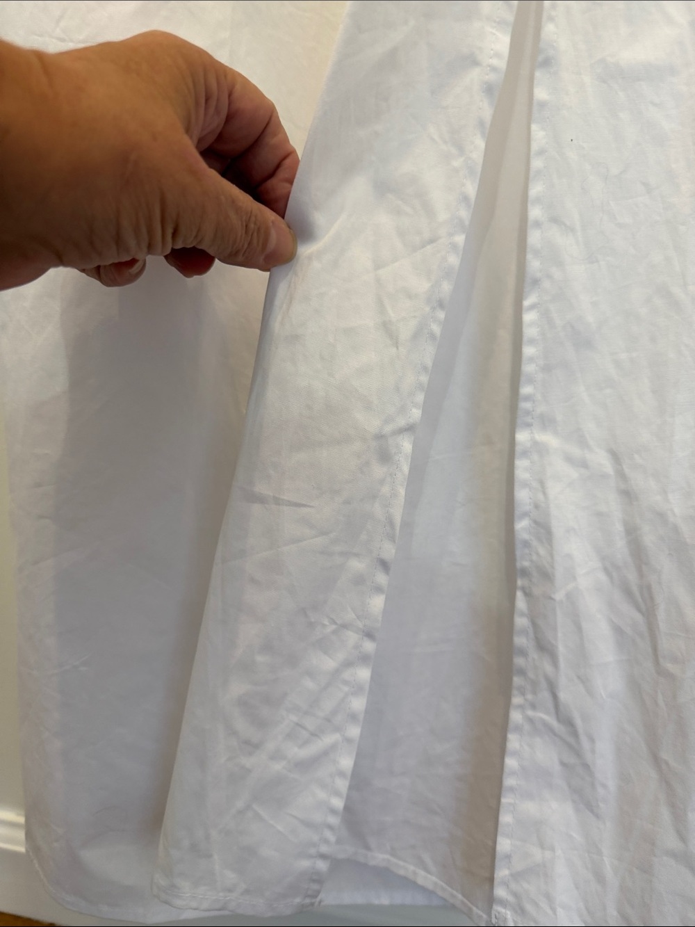 White Ruffle-Strap Maxi Dress - Picture 4 of 11